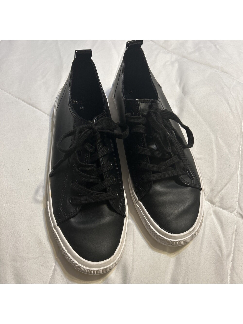 Bershka Women’s Retro Sneakers In Black Size 38